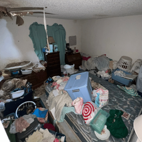 Residential interior — before demolition