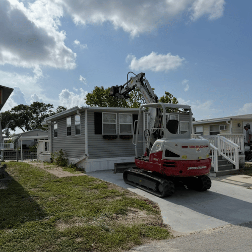 Ruskin house demolition — Before