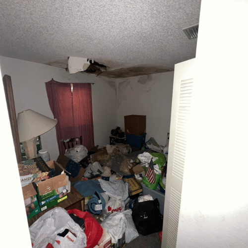 Residential interior — before demolition