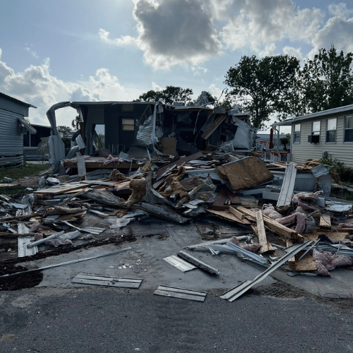 Ruskin house demolition — During